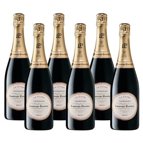 Crate of 6 Laurent Perrier La Cuvee Champagne 75cl